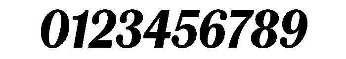 Serrif TRIAL CompressedHeavyItalic Instance Font OTHER CHARS