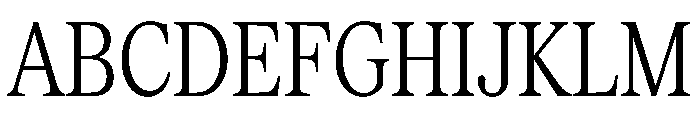 Serrif TRIAL CompressedLight Instance Font UPPERCASE