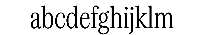 Serrif TRIAL CompressedLight Instance FONT