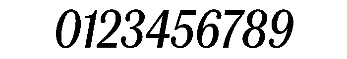 Serrif TRIAL CompressedMediumItalic Instance Font OTHER CHARS