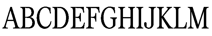 Serrif TRIAL CompressedRegular Instance Font UPPERCASE