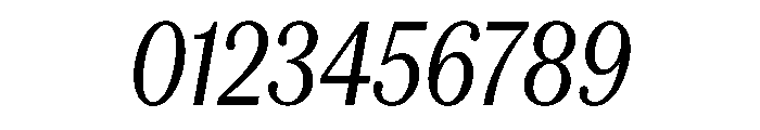 Serrif TRIAL CompressedRegularItalic Instance Font OTHER CHARS
