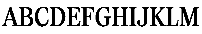 Serrif TRIAL CompressedSemiBold Instance Font UPPERCASE
