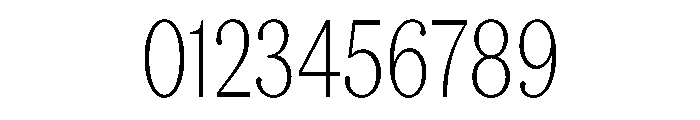 Serrif TRIAL CompressedThin Instance Font OTHER CHARS