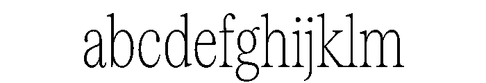 Serrif TRIAL CompressedThin Instance FONT