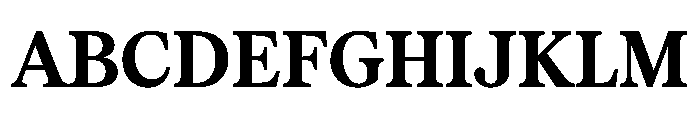 Serrif TRIAL CondensedBold Instance Font UPPERCASE