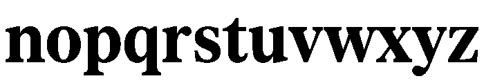 Serrif TRIAL CondensedBold Instance Font LOWERCASE