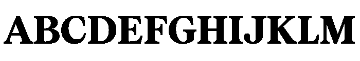 Serrif TRIAL CondensedHeavy Instance Font UPPERCASE