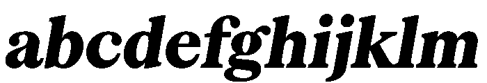 Serrif TRIAL CondensedHeavyItalic Instance FONT