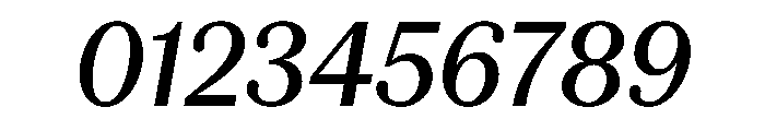 Serrif TRIAL CondensedMediumItalic Instance Font OTHER CHARS