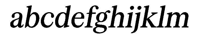 Serrif TRIAL CondensedMediumItalic Instance FONT