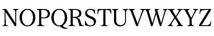 Serrif TRIAL CondensedRegular Instance Font UPPERCASE