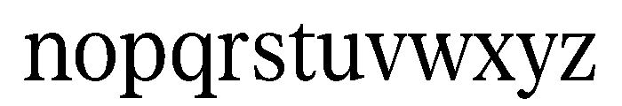 Serrif TRIAL CondensedRegular Instance Font LOWERCASE