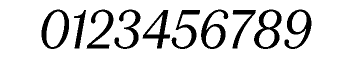 Serrif TRIAL CondensedRegularItalic Instance Font OTHER CHARS
