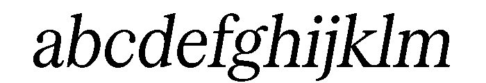 Serrif TRIAL CondensedRegularItalic Instance FONT