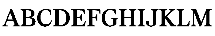 Serrif TRIAL CondensedSemiBold Instance Font UPPERCASE