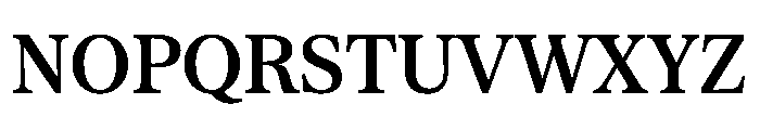 Serrif TRIAL CondensedSemiBold Instance Font UPPERCASE