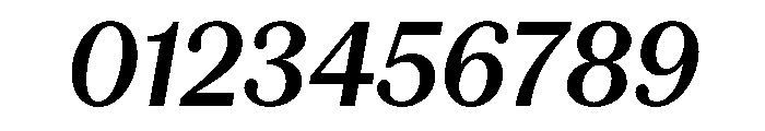 Serrif TRIAL CondensedSemiBoldItalic Instance Font OTHER CHARS