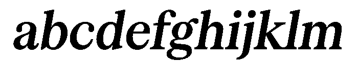 Serrif TRIAL CondensedSemiBoldItalic Instance FONT