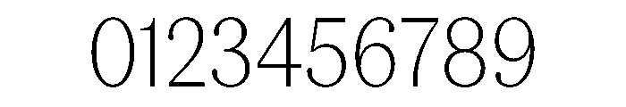 Serrif TRIAL CondensedThin Instance Font OTHER CHARS