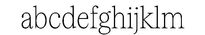 Serrif TRIAL CondensedThin Instance FONT