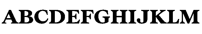 Serrif TRIAL Heavy Instance Font UPPERCASE