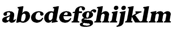 Serrif TRIAL HeavyItalic Instance FONT
