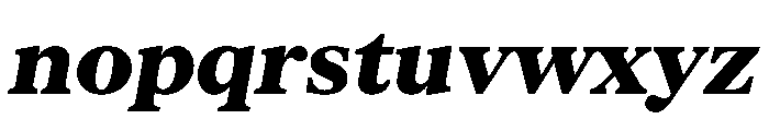 Serrif TRIAL HeavyItalic Instance Font LOWERCASE