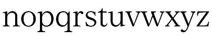 Serrif TRIAL Light Instance Font LOWERCASE