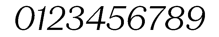 Serrif TRIAL LightItalic Instance Font OTHER CHARS