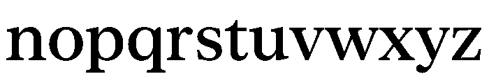 Serrif TRIAL Medium Instance Font LOWERCASE