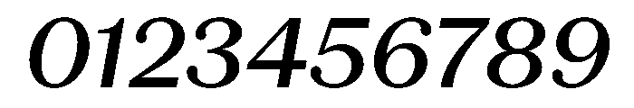Serrif TRIAL MediumItalic Instance Font OTHER CHARS