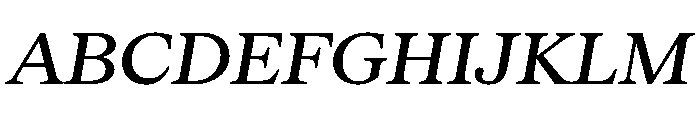 Serrif TRIAL MediumItalic Instance Font UPPERCASE