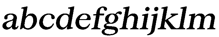 Serrif TRIAL MediumItalic Instance FONT