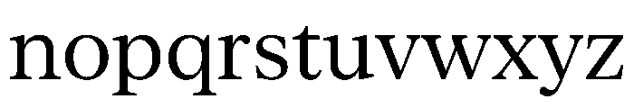 Serrif TRIAL Regular Instance Font LOWERCASE