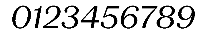 Serrif TRIAL RegularItalic Instance Font OTHER CHARS