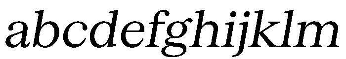 Serrif TRIAL RegularItalic Instance FONT