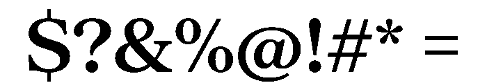 Serrif TRIAL SemiBold Instance Font OTHER CHARS