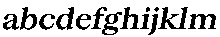 Serrif TRIAL SemiBoldItalic Instance FONT