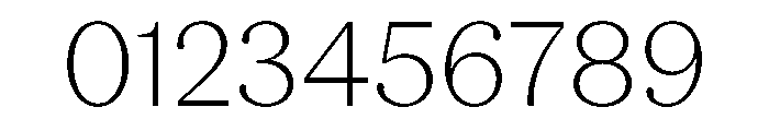Serrif TRIAL Thin Instance Font OTHER CHARS