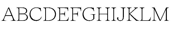 Serrif TRIAL Thin Instance Font UPPERCASE