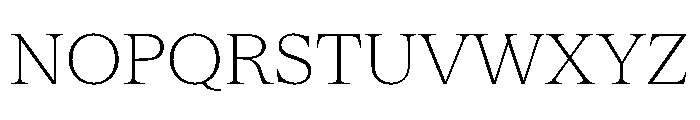 Serrif TRIAL Thin Instance Font UPPERCASE