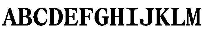 SerrifMono TRIAL Bold Instance Font UPPERCASE