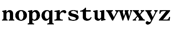 SerrifMono TRIAL Bold Instance Font LOWERCASE