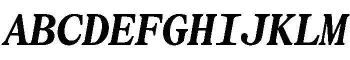 SerrifMono TRIAL BoldItalic Instance Font UPPERCASE