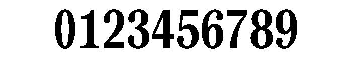 SerrifMono TRIAL CompressedBold Instance Font OTHER CHARS