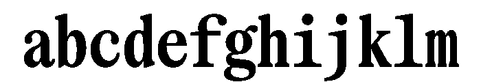 SerrifMono TRIAL CompressedBold Instance FONT