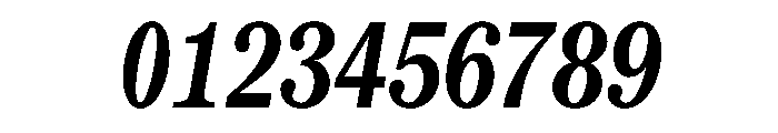SerrifMono TRIAL CompressedBoldItalic Instance Font OTHER CHARS