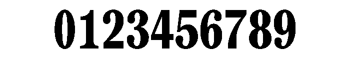 SerrifMono TRIAL CompressedHeavy Instance Font OTHER CHARS