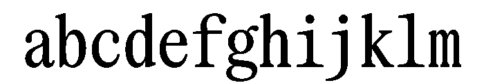 SerrifMono TRIAL CompressedMedium Instance FONT